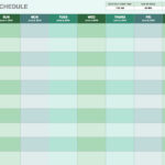 Free Daily Schedule Templates For Excel – Smartsheet Regarding Daily Activity Report Template