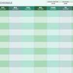 Free Daily Schedule Templates For Excel – Smartsheet Regarding Daily Activity Report Template