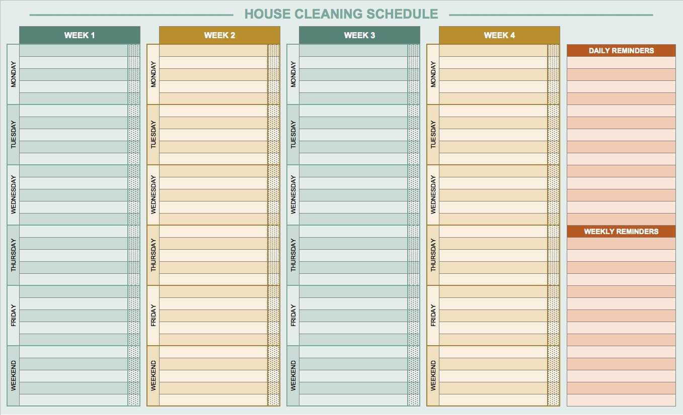 Free Daily Schedule Templates For Excel – Smartsheet With Regard To Employee Daily Report Template