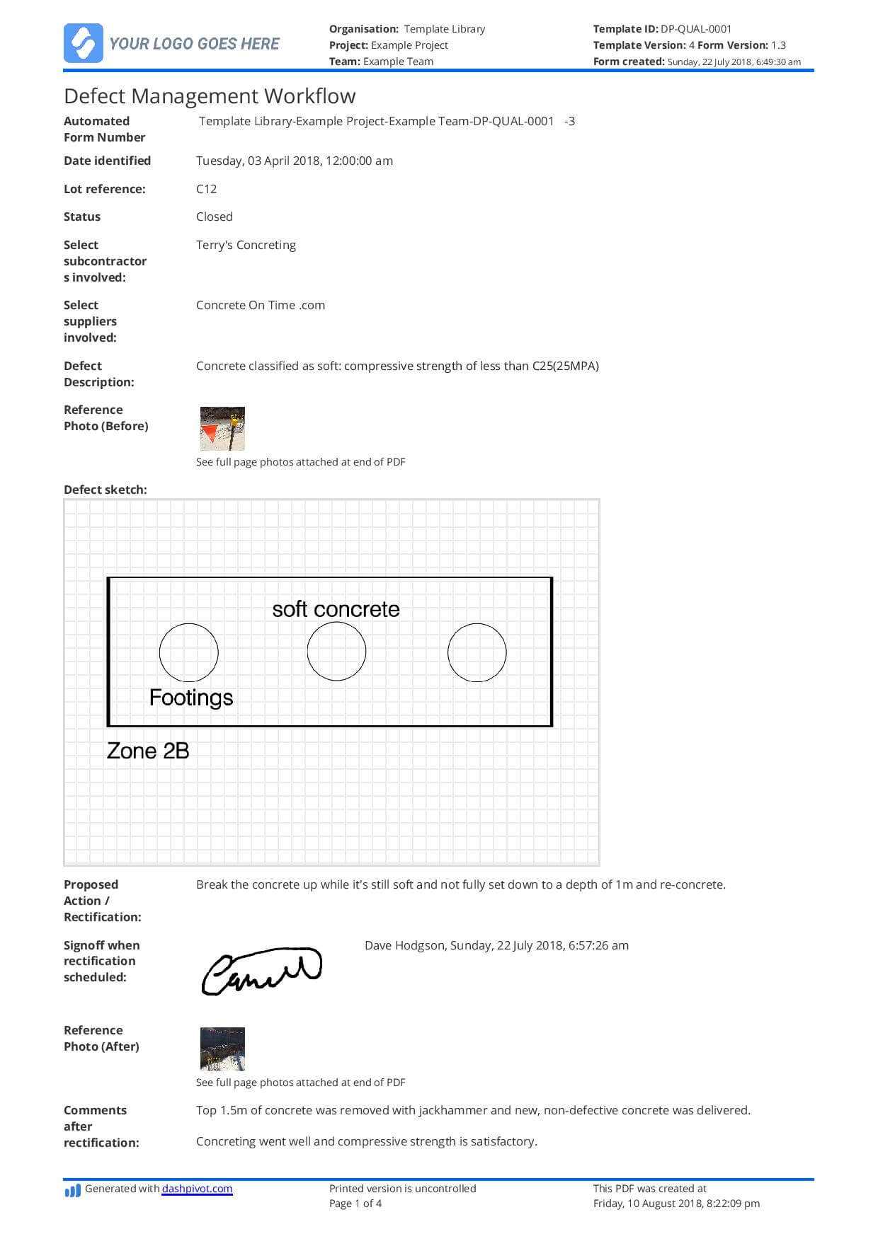 Free Defect Report Template (Better Than Word Doc And Excel) With Regard To Word Document Report Templates