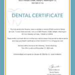 Free Dental Medical Certificate Sample | Psg | Free Dental Throughout Free Fake Medical Certificate Template