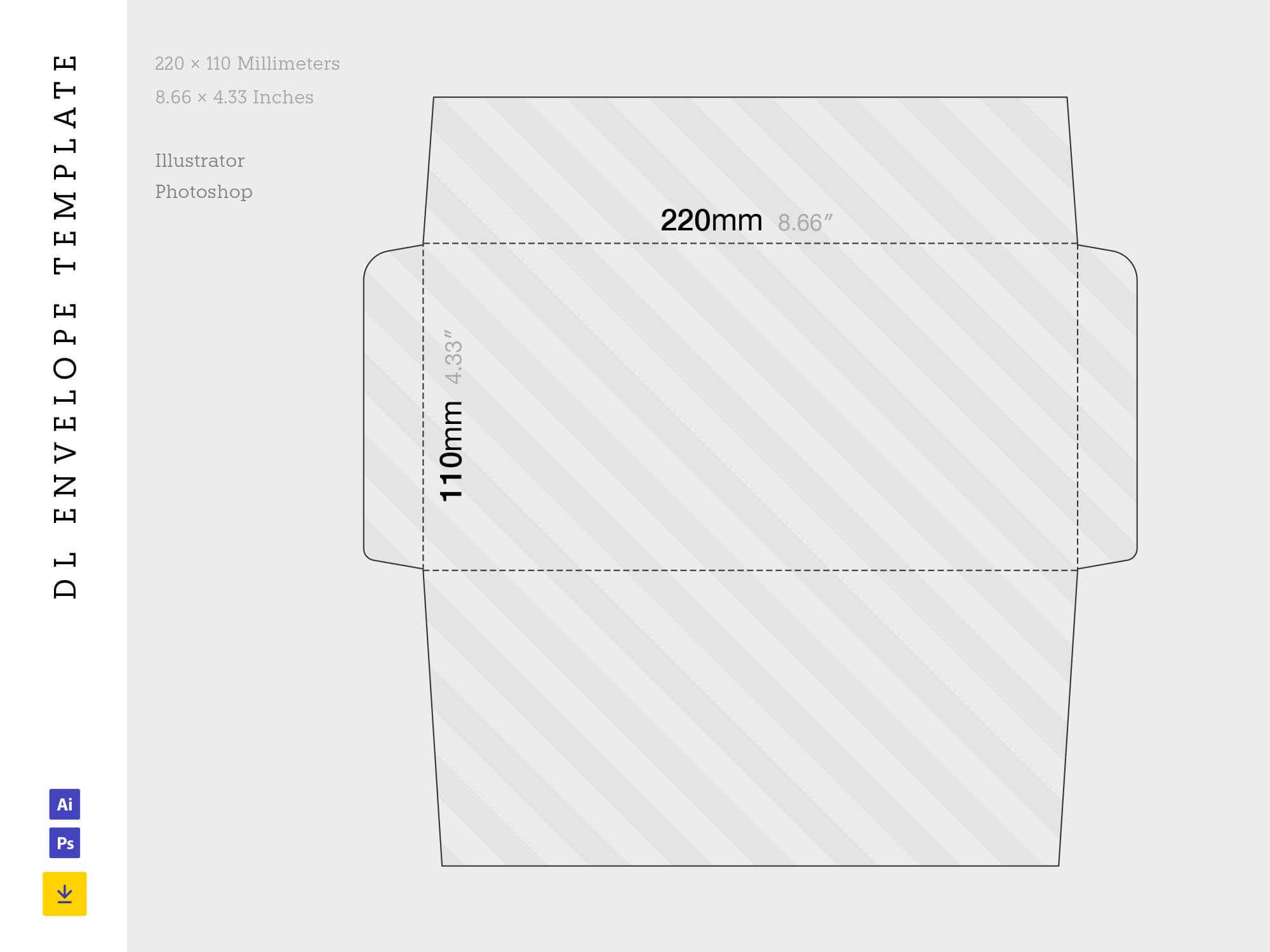 Free Dl Envelope Template With Dl Card Template
