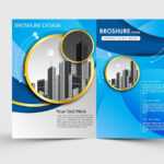 Free Download Adobe Illustrator Template Brochure Two Fold Intended For Free Illustrator Brochure Templates Download