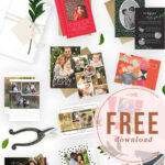 Free Download: Christmas Card Template Bundle For The Pertaining To Christmas Photo Cards Templates Free Downloads