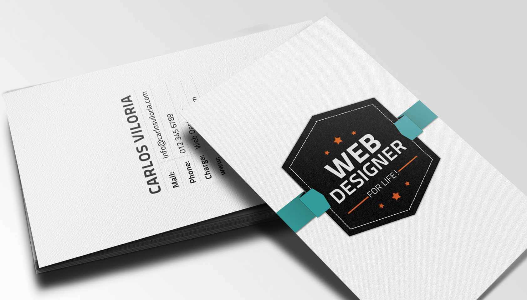 Free Download: Retro Business Card Psd | Webdesigner Depot Intended For Web Design Business Cards Templates