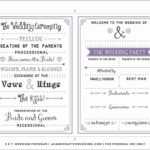 Free Downloadable Wedding Program Template That Can Be for Free Printable Wedding Program Templates Word