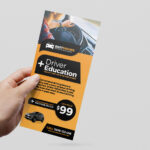 Free Driving School Poster & Rack Card Template – Psd, Ai Pertaining To Free Rack Card Template Word