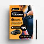 Free Driving School Poster & Rack Card Template – Psd, Ai With Advertising Card Template