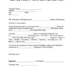 Free Employment (Income) Verification Letter – Pdf | Word Throughout Employment Verification Letter Template Word