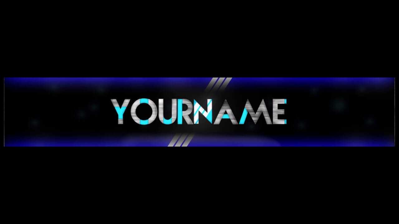 Free, Epic Youtube Banner/channel Art Template – [Gimp] + Download  [Futuristic Style] With Gimp Youtube Banner Template