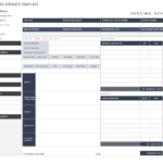 Free Estimate Templates | Smartsheet For Work Estimate Template Word