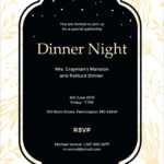 Free Event Invitation Template – Wovensheet.co Regarding Free Dinner Invitation Templates For Word