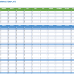 Free Expense Report Templates Smartsheet in Monthly Expense Report Template Excel