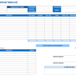 Free Expense Report Templates Smartsheet Intended For Job Cost Report Template Excel