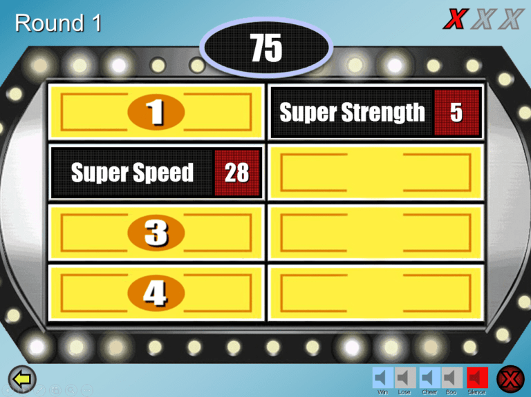 Family Feud Powerpoint Template Free Download Atlantaauctionco