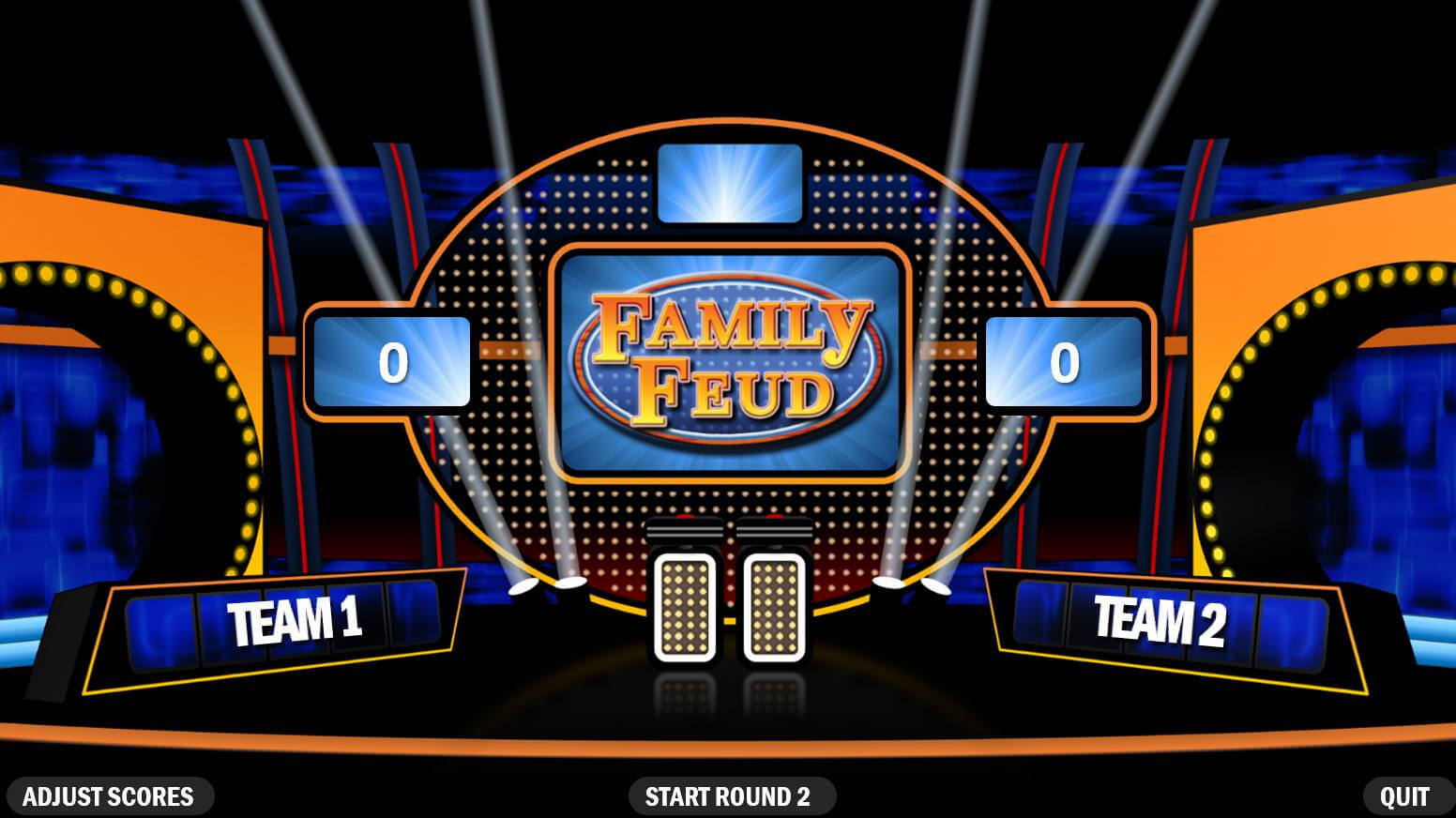 Free Family Feud Powerpoint Templates For Teachers With Family Feud Powerpoint Template Free Download