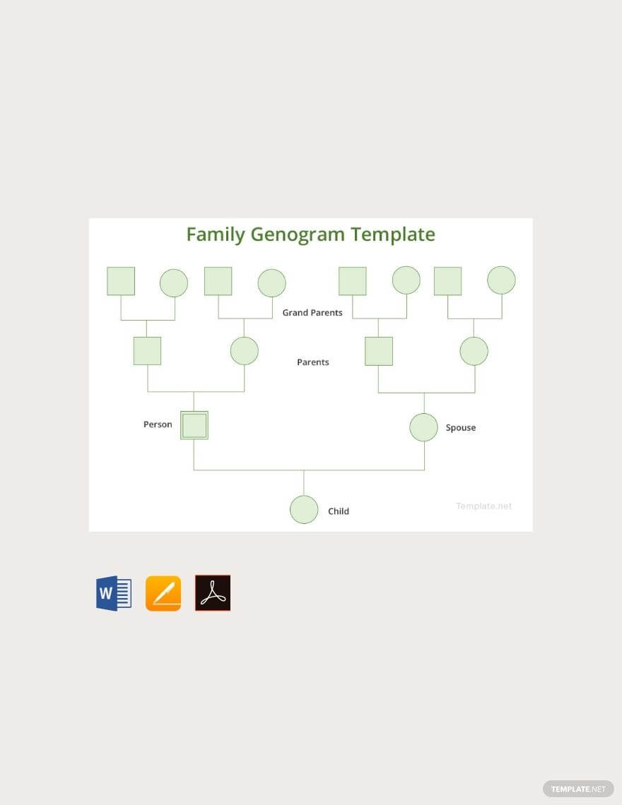 Free Family Genogram | Genesis Family | Genogram Template Pertaining To Family Genogram Template Word
