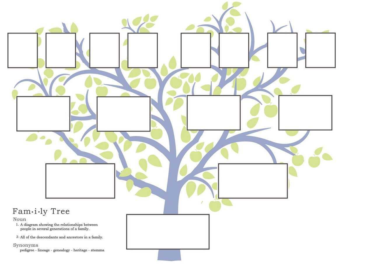 Free Family Tree Template To Print – Google Search With Regard To Blank Family Tree Template 3 Generations