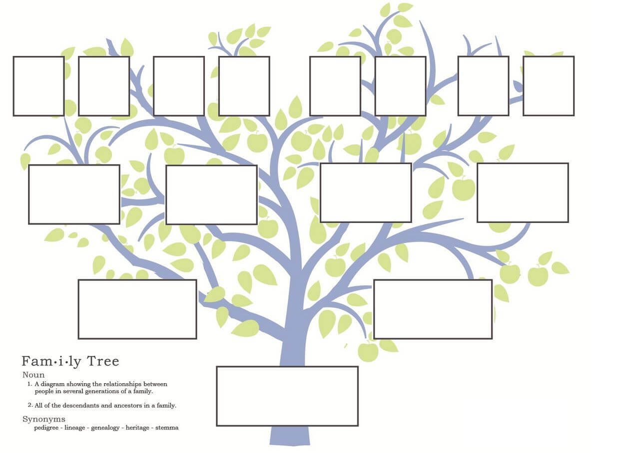 Free Family Tree Template To Print – Google Search Within Powerpoint Genealogy Template