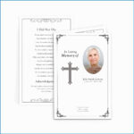 Free Funeral Invitation Card Template Astonishing In Funeral Invitation Card Template