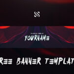 Free Gfx: Clean Youtube Banner Template | Free Download Photoshop For Yt Banner Template