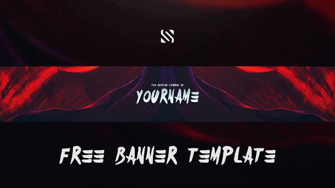 Free Gfx: Clean Youtube Banner Template | Free Download Photoshop For Yt Banner Template