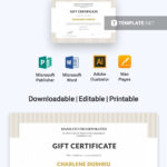 Free Gift Certificate | Printables, Invitations, Stationery Pertaining To Company Gift Certificate Template