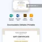 Free Gift Certificate | Printables, Invitations, Stationery Pertaining To Company Gift Certificate Template