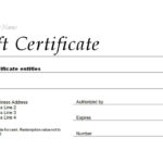 Free Gift Certificate Templates You Can Customize Throughout Microsoft Gift Certificate Template Free Word