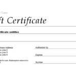 Free Gift Certificate Templates You Can Customize With Regard To Company Gift Certificate Template