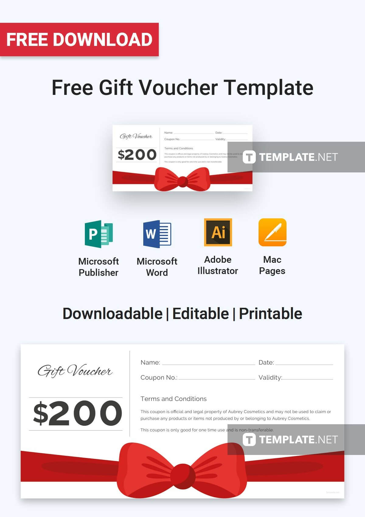 Free Gift Voucher | Free Voucher Templates | Free Gift For Microsoft Gift Certificate Template Free Word