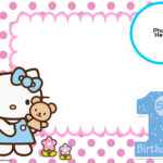 Free Hello Kitty 1St Birthday Invitation Template | Hello Regarding Hello Kitty Birthday Card Template Free