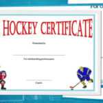 Free Hockey Certificate Templates For Download Pertaining To Hockey Certificate Templates