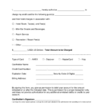 Free Hotel Credit Card Authorization Forms – Word | Pdf Throughout Hotel Credit Card Authorization Form Template