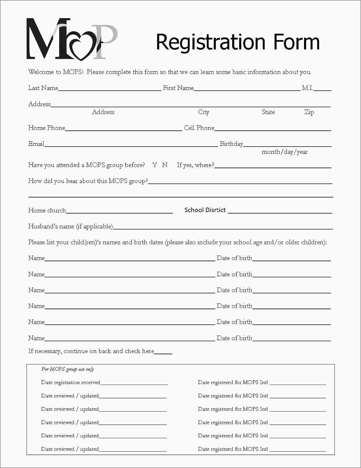 Free Hotel Registration Form Template Best Of 96 Seminar In Seminar Registration Form Template Word