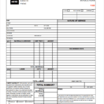 Free Hvac Invoice Template | Pdf | Word | Excel With Regard To Service Job Card Template