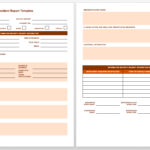 Free Incident Report Templates & Forms | Smartsheet In Generic Incident Report Template