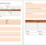 Free Incident Report Templates & Forms | Smartsheet Pertaining To Incident Summary Report Template