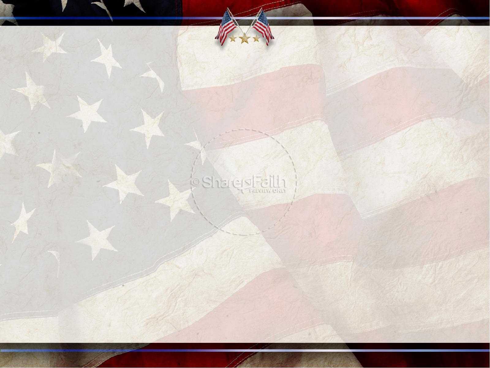 Free Indeed Independance Day Powerpoint Template Intended For Patriotic Powerpoint Template