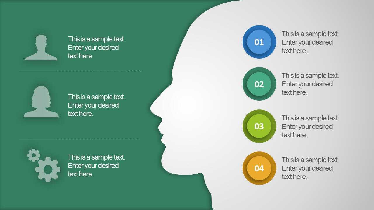 Free Infographic Flat Powerpoint Template With Powerpoint Sample Templates Free Download