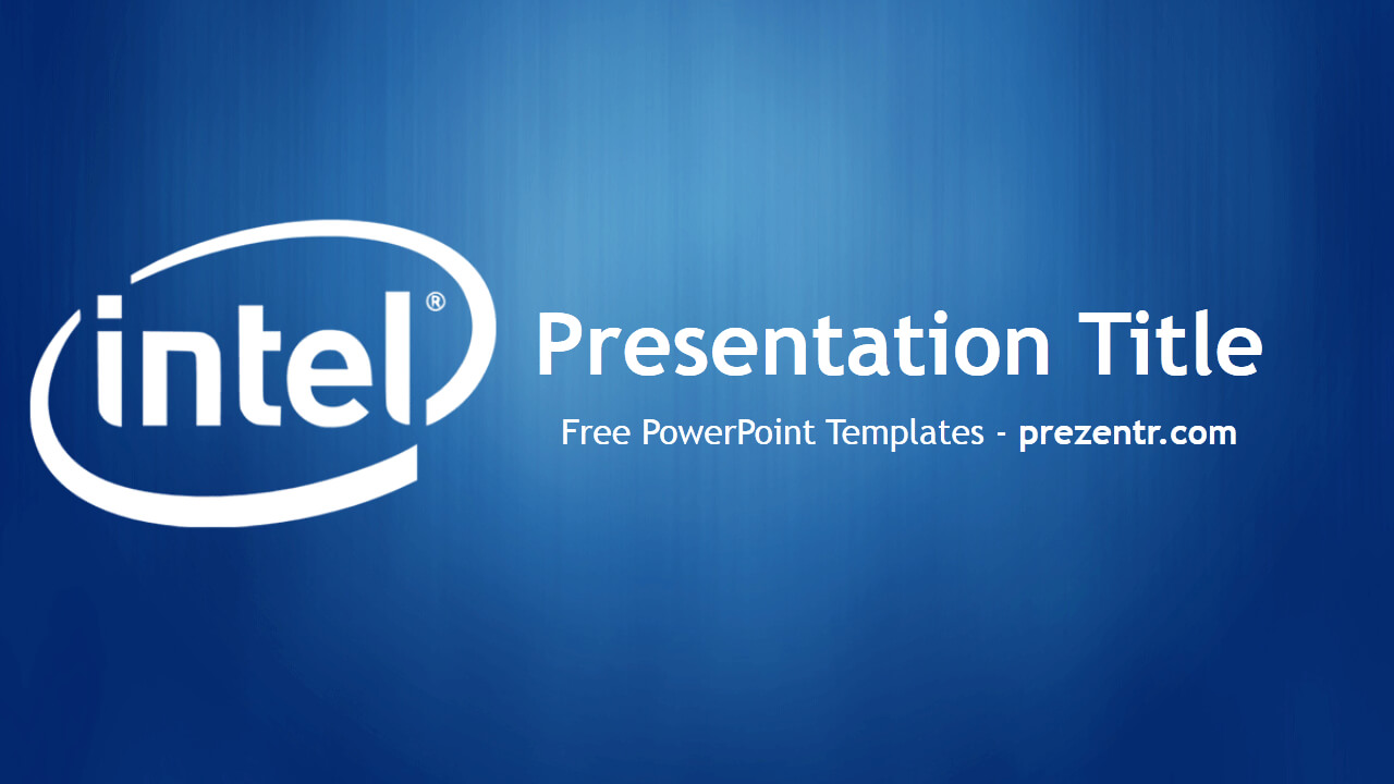 Free Intel Powerpoint Template – Prezentr Powerpoint With Regard To Depression Powerpoint Template