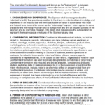 Free Intern Non Disclosure Agreement (Nda) – Pdf – Word With Regard To Nda Template Word Document