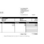 Free Invoice Templates For Word, Excel, Open Office In Microsoft Office Word Invoice Template