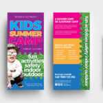 Free Kid's Camp Flyer & Brochure Template In Psd, Ai Pertaining To Summer Camp Brochure Template Free Download