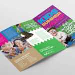 Free Kid's Camp Flyer & Brochure Template In Psd, Ai Regarding Summer Camp Brochure Template Free Download