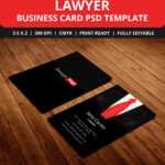 Free Lawyer Business Card Template Psd – Designyep With Calling Card Free Template