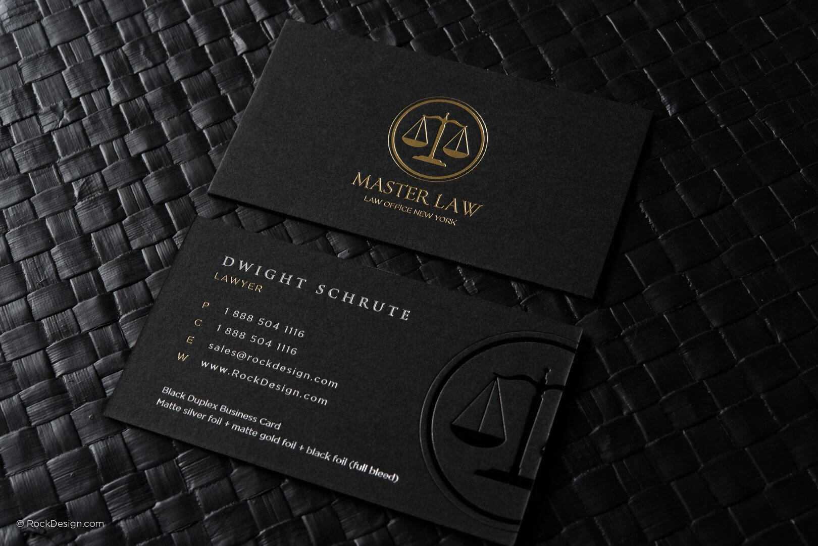 Free Lawyer Business Card Template | Rockdesign Intended For Lawyer Business Cards Templates