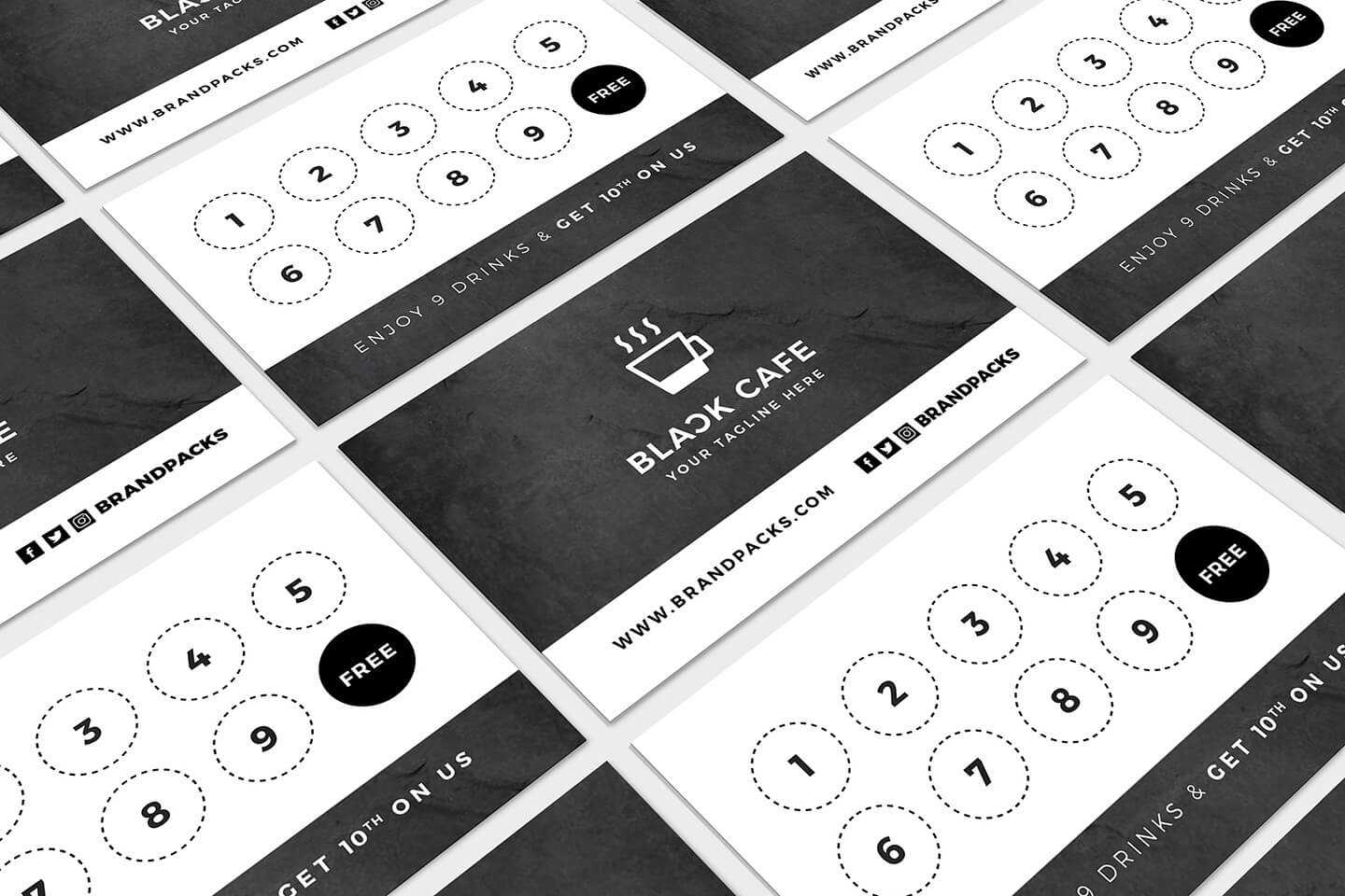 Free Loyalty Card Templates – Psd, Ai & Vector – Brandpacks Throughout Loyalty Card Design Template