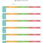 Free Meal Plan Printables – Family Fresh Meals For Blank Meal Plan Template