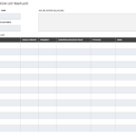 Free Medical Form Templates | Smartsheet Pertaining To Blank Medication List Templates